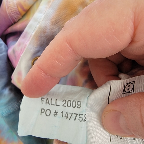 Carhartt Sleeveless Tye Dye Top Cotton Snap Front Western 2009 Fitted Structure - Picture 10 of 12